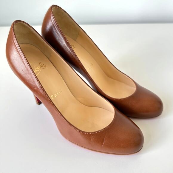 Christian Louboutin Nappa Leather Almond Toe 100mm Heels Pumps 36.5 - Picture 4 of 16